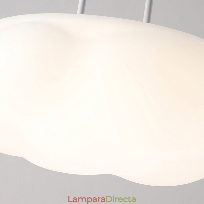 Lámpara colgante creativa de nube blanca