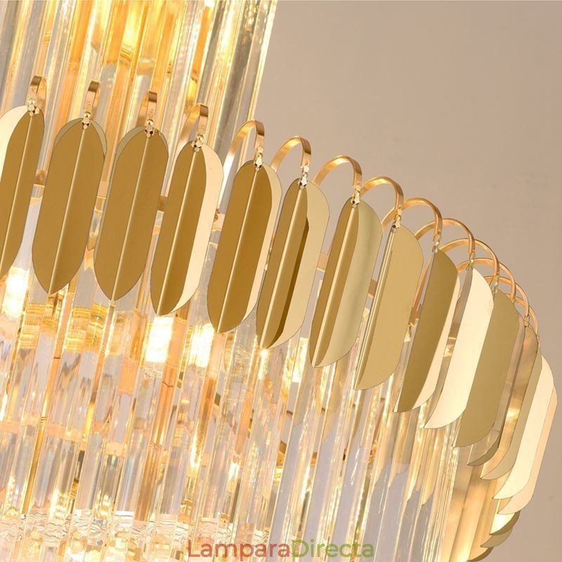 Lámpara colgante brillante, lámpara de techo grande