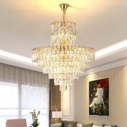 Lámpara colgante de cristal moderna Lámparas de techo contemporáneas