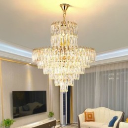 Lámpara colgante de cristal moderna Lámparas de techo contemporáneas