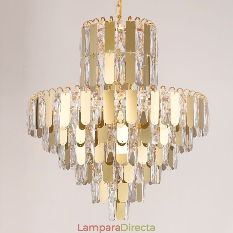 Lámpara colgante de cristal moderna Lámparas de techo contemporáneas