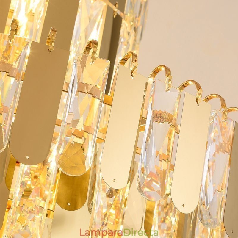 Lámpara colgante de cristal moderna Lámparas de techo contemporáneas