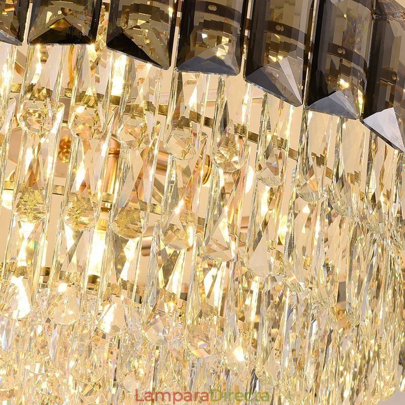 Lámpara colgante de cristal, lámparas de techo contemporáneas
