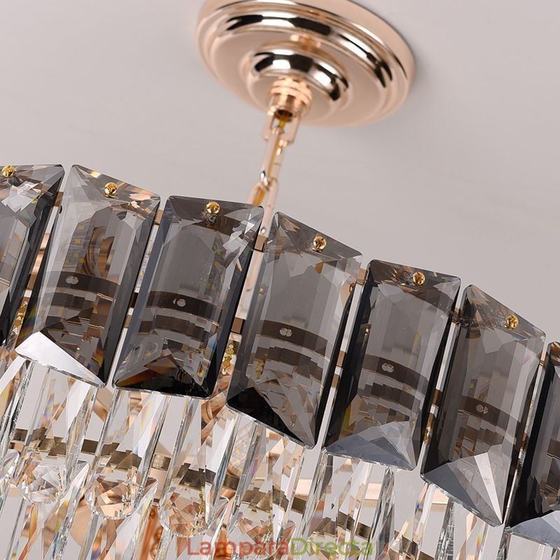 Lámpara colgante de cristal, lámparas de techo contemporáneas