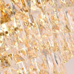 Lámpara colgante de cristal moderna para techo
