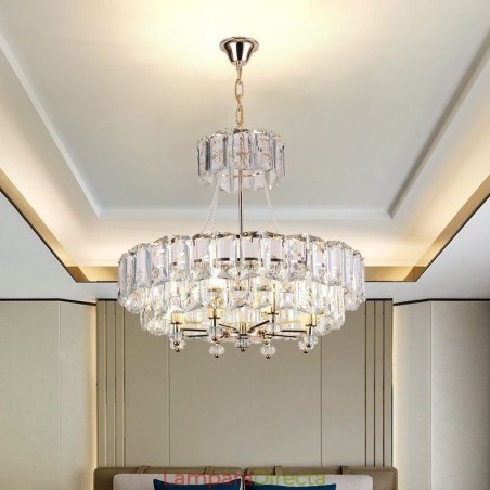 Lámpara colgante de cristal blanco, luces de techo modernas, luces colgantes Lámpara colgante de cristal blanco, luces de techo modernas, luces colgantes