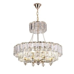Lámpara colgante de cristal blanco, luces de techo modernas, luces colgantes
