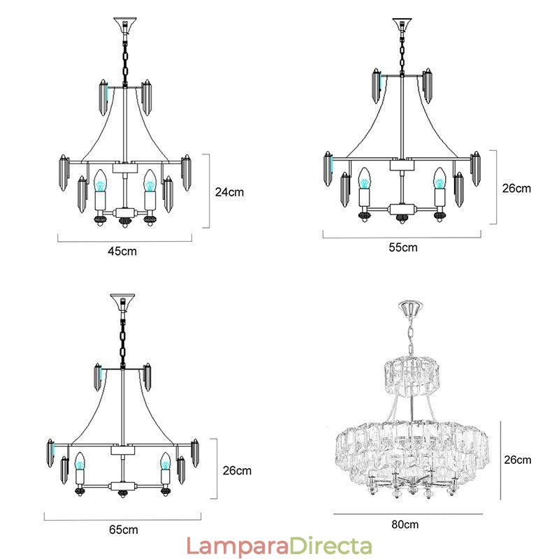 Lámpara colgante de cristal blanco, luces de techo modernas, luces colgantes