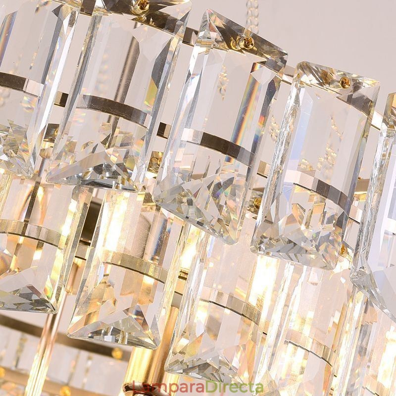 Lámpara colgante de cristal blanco, luces de techo modernas, luces colgantes