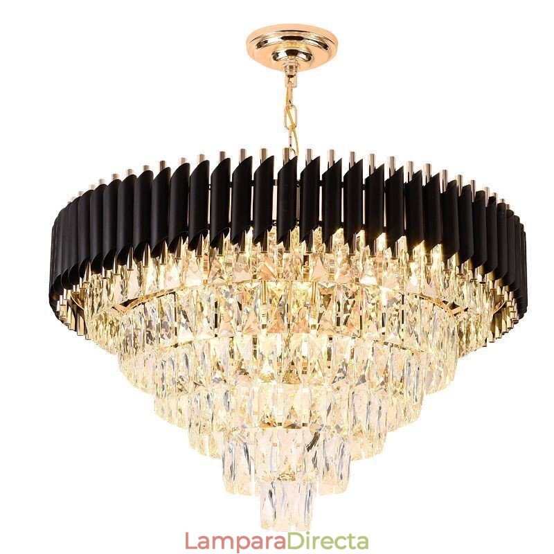 Lámpara colgante de cristal de lujo, luz de techo, 6, 9 y 12 luces