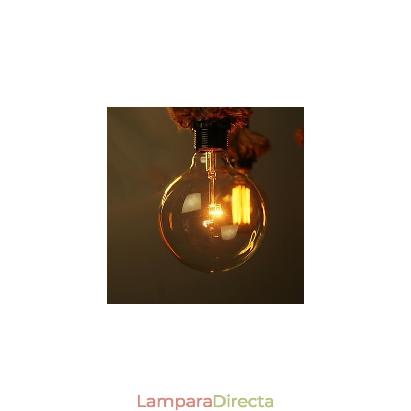 Lámpara colgante de cristal clásica tradicional de estilo mini