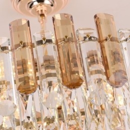 Lámpara colgante europea moderna de cristal K9.