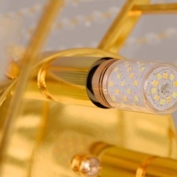 Lámpara colgante clásica de cristal K9 para techo