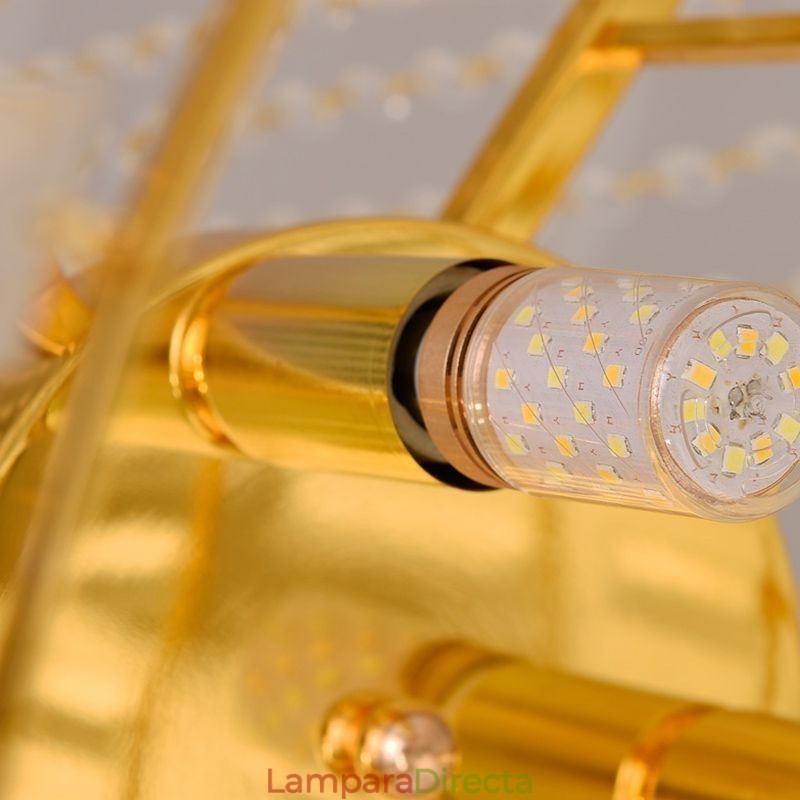 Lámpara colgante clásica de cristal K9 para techo