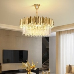 Preciosa lámpara colgante de cristal K9 para techo