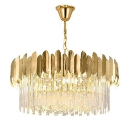 Preciosa lámpara colgante de cristal K9 para techo