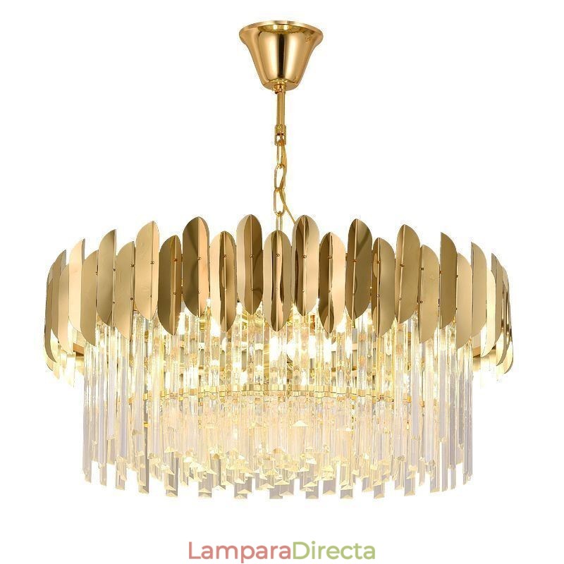 Preciosa lámpara colgante de cristal K9 para techo