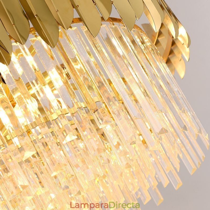 Preciosa lámpara colgante de cristal K9 para techo