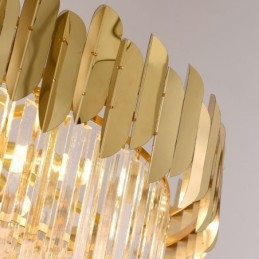 Preciosa lámpara colgante de cristal K9 para techo