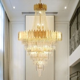 Preciosa lámpara colgante de cristal para techo
