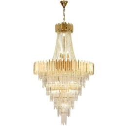 Preciosa lámpara colgante de cristal para techo