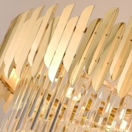Preciosa lámpara colgante de cristal para techo
