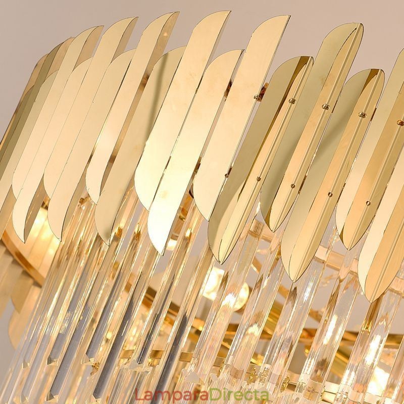 Preciosa lámpara colgante de cristal para techo