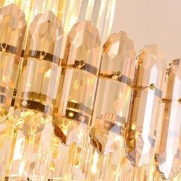 Lámpara colgante de cristal de lujo moderna Lámpara colgante