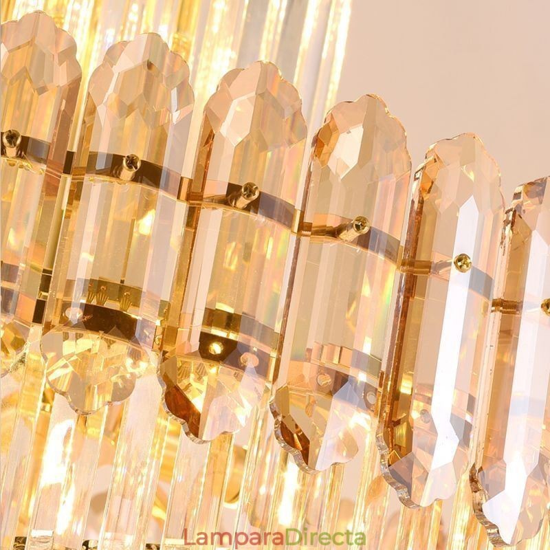 Lámpara colgante de cristal de lujo moderna Lámpara colgante