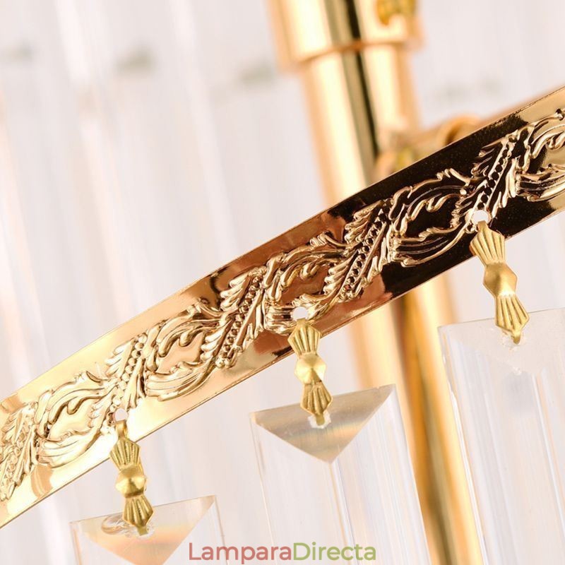 Lámpara colgante de cristal de lujo moderna Lámpara colgante