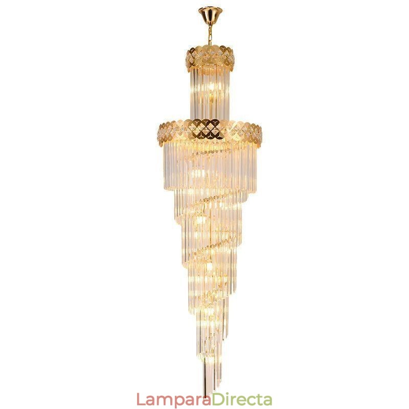 Lámpara colgante de lujo Lámpara colgante grande 12 16 18 luces