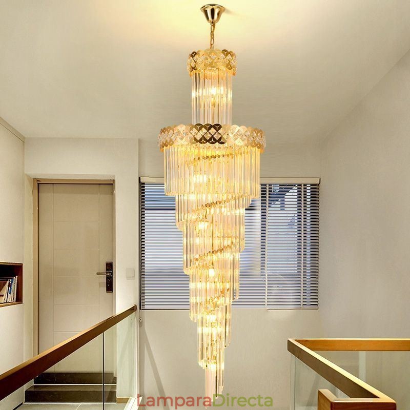 Lámpara colgante de lujo Lámpara colgante grande 12 16 18 luces