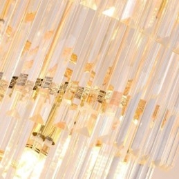 Lámpara colgante de cristal moderna y espectacular lámpara de techo K9