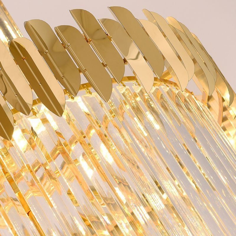 Lámpara colgante de techo de cristal moderna para comedor y vestíbulo