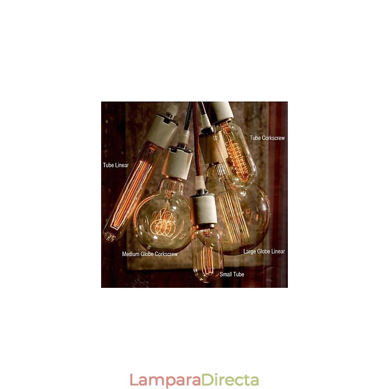 Lámpara de araña de tungsteno de estilo artístico norteamericano