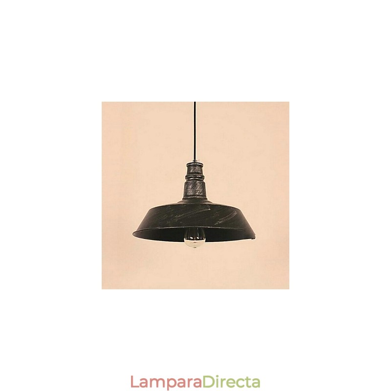 Lámpara colgante moderna con pantalla circular destacada
