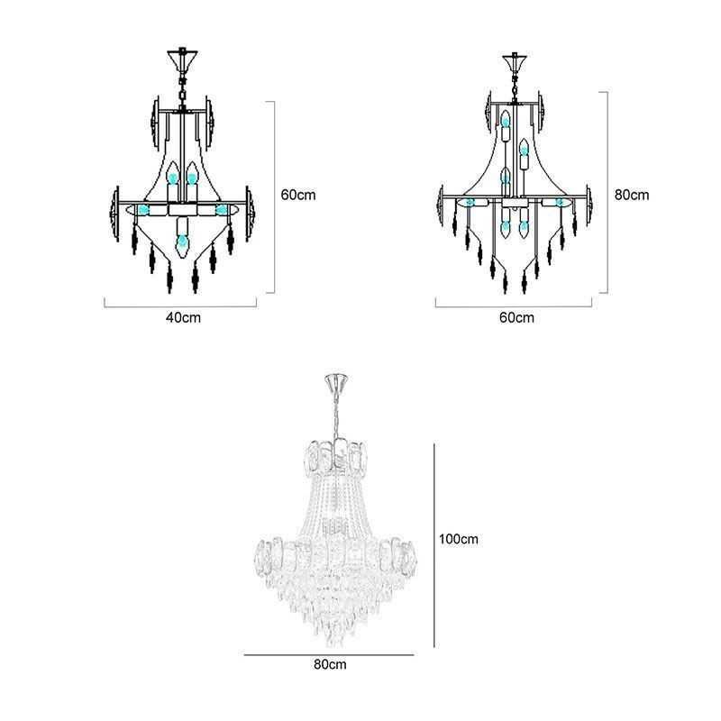 Lámpara colgante de cristal moderna, lámpara de techo redonda