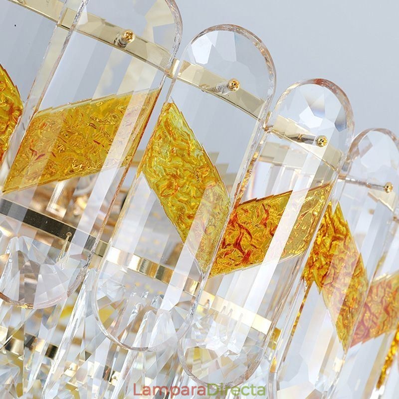 Lámpara colgante de lujo de cristal para techo, 9, 12 y 16 luces