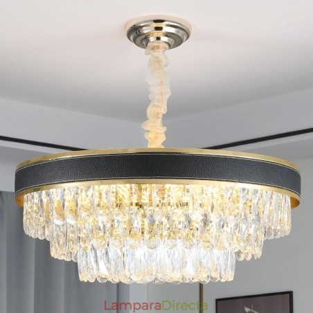 Lámpara colgante moderna de cristal para techo, 9, 12 y 16 luces Lámpara colgante moderna de cristal para techo, 9, 12 y 16 luces