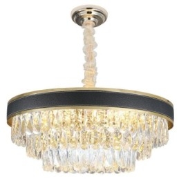 Lámpara colgante moderna de cristal para techo, 9, 12 y 16 luces