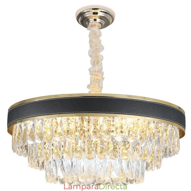 Lámpara colgante moderna de cristal para techo, 9, 12 y 16 luces