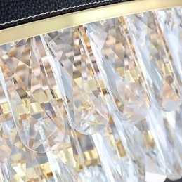 Lámpara colgante moderna de cristal para techo, 9, 12 y 16 luces