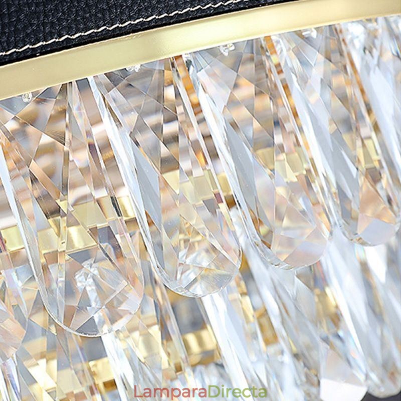 Lámpara colgante moderna de cristal para techo, 9, 12 y 16 luces