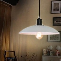 Lámpara colgante clásica tradicional rústica tipo lodge con luz blanca contratada