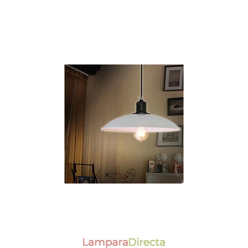 Lámpara colgante clásica tradicional rústica tipo lodge con luz blanca contratada