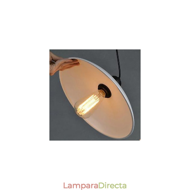 Lámpara colgante clásica tradicional rústica tipo lodge con luz blanca contratada