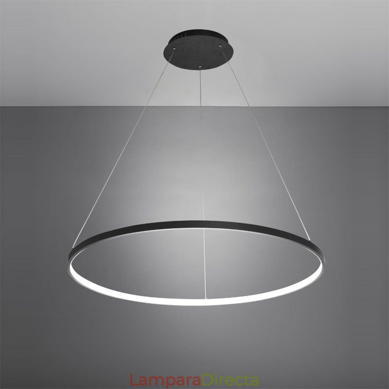 Lámpara colgante circular de acrílico