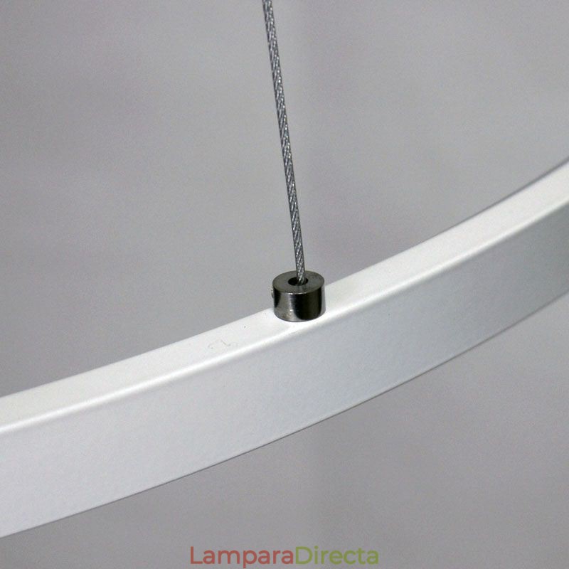 Lámpara colgante circular de acrílico