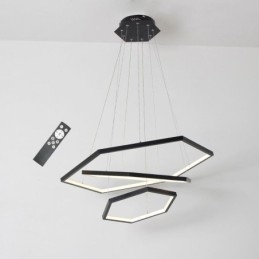 Lámpara colgante hexagonal moderna