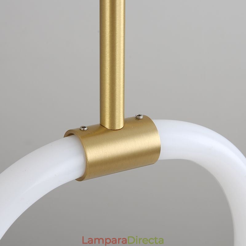Lámpara colgante moderna y sencilla de latón para techo